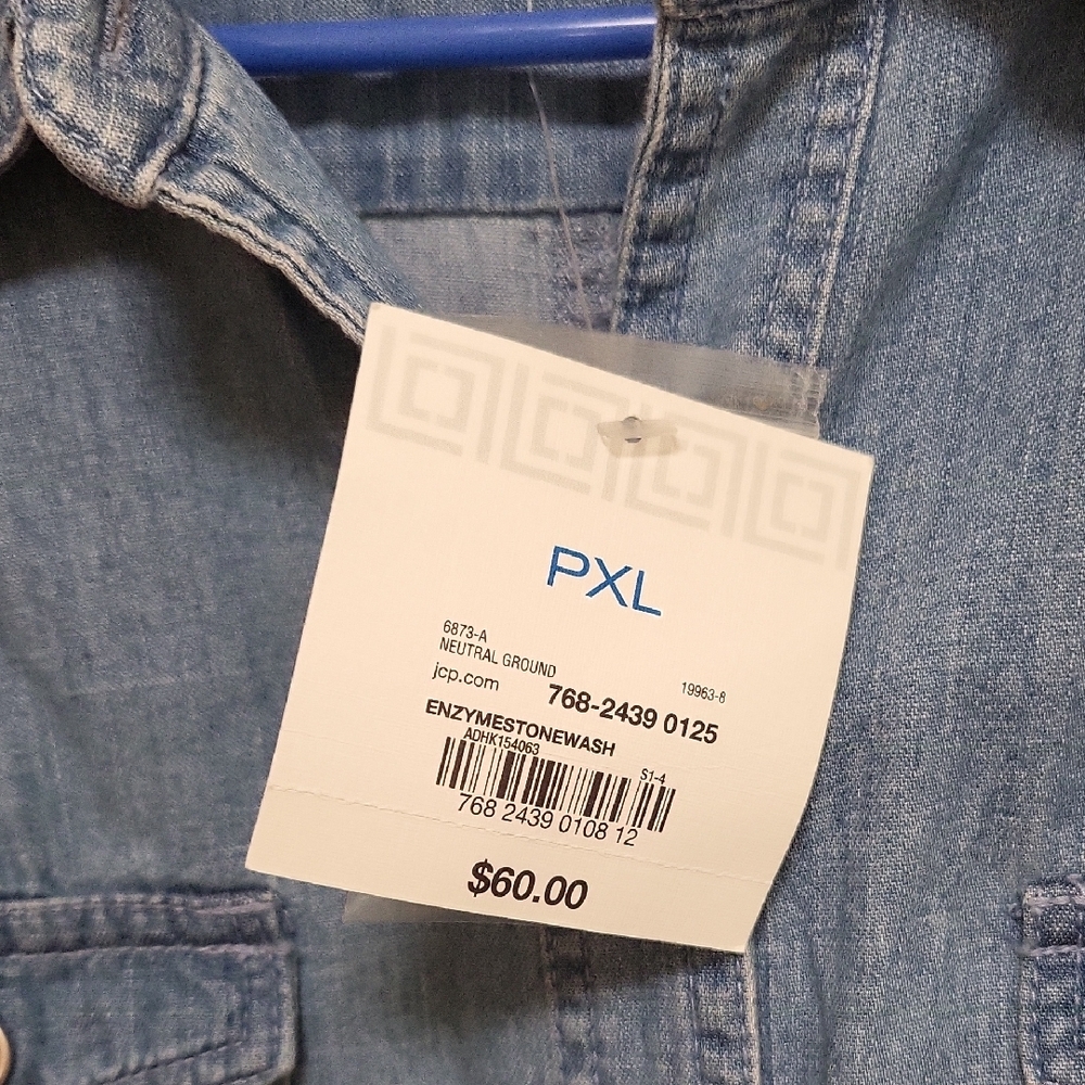 Denim Button-Up Dress - Picture 2 of 5